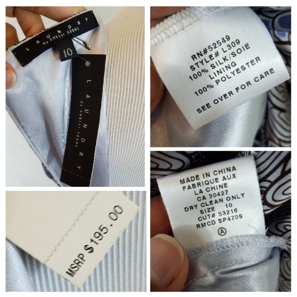 LAUNDRY by SHELLI SEGAL Silk Dress - Picture 7 of 7